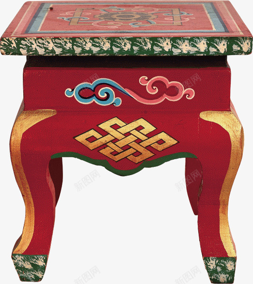 红色桌台png免抠素材_88icon https://88icon.com 桌台 石头 红色 神桌 神台
