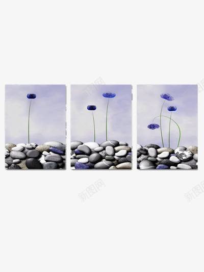 石头简约挂画png免抠素材_88icon https://88icon.com 客厅挂画 挂画元素 石头元素 简约 装饰画