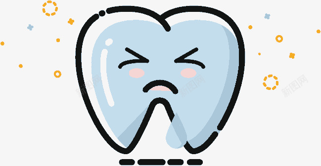 卡通牙齿矢量图ai免抠素材_88icon https://88icon.com 儿童教育 牙齿 牙齿修护卡通图 牙龈健康刷牙防蛀牙 牙龈问题 矢量图