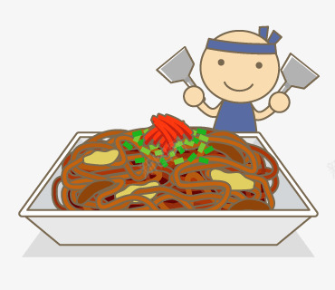 日本料理png免抠素材_88icon https://88icon.com 炒面 葱花 面条 面食