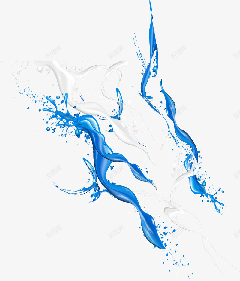 抽象油漆泼墨矢量图ai免抠素材_88icon https://88icon.com 抽象 油漆 涂鸦 白色 矢量素材 蓝色 矢量图