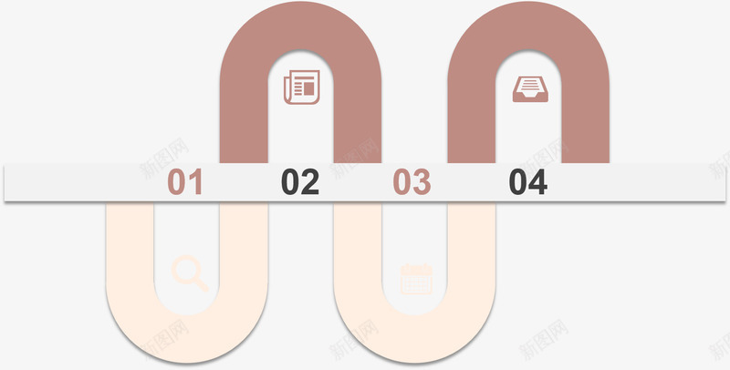 棕色简约导向流程ppt部件png免抠素材_88icon https://88icon.com ppt 分类 商业 复古 大方 导向 导向图 曲线 简约 艺术 部件