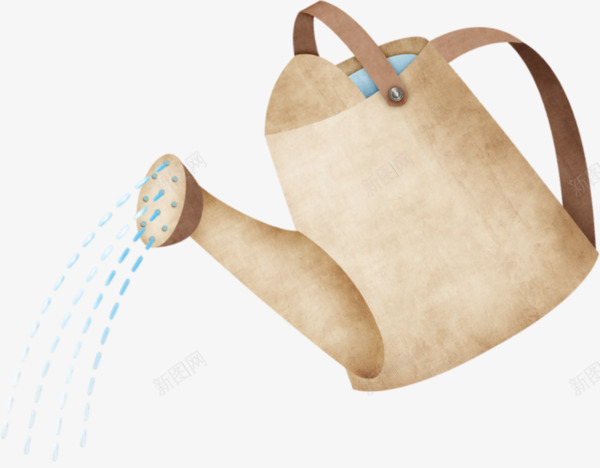 卡通浇花水壶png免抠素材_88icon https://88icon.com 卡通 水壶 水滴 水花 浇水 浇花