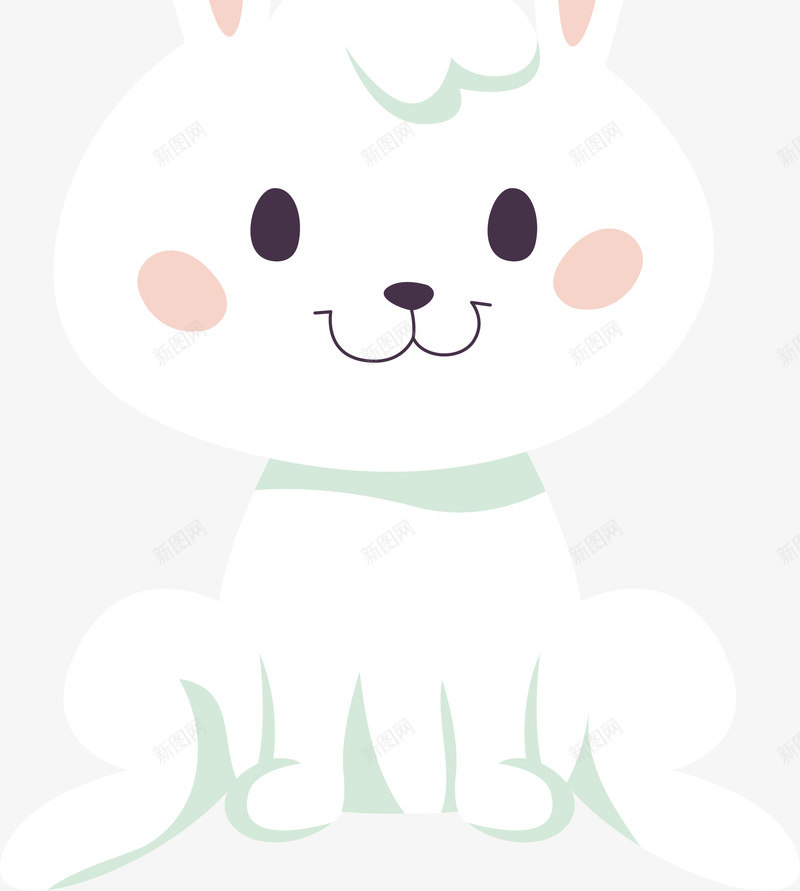 白色兔子胡萝卜png免抠素材_88icon https://88icon.com 复活节 大白兔 白兔 白色 胡萝卜