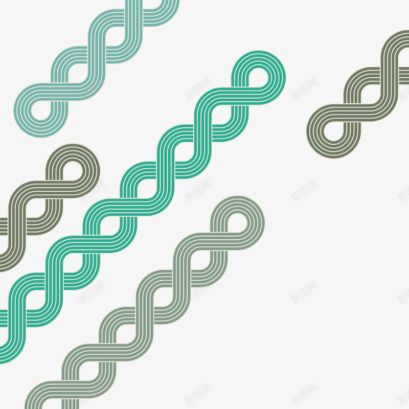 螺旋背景png免抠素材_88icon https://88icon.com 彩色 条纹 绿色 背景