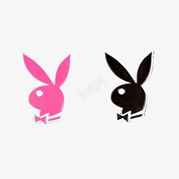 带领结的绅士兔子png免抠素材_88icon https://88icon.com 免费png下载 手绘兔子 简约 粉红 黑色