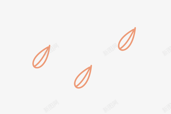 手绘雨滴png免抠素材_88icon https://88icon.com 手绘雨滴 插画 水滴 装饰