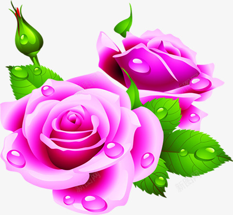 彩绘水珠荷叶夏日png免抠素材_88icon https://88icon.com 夏日 彩绘 水珠 荷叶