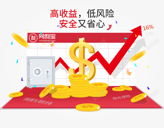 高收益卡通宣传图png免抠素材_88icon https://88icon.com 卡通 宣传 收益