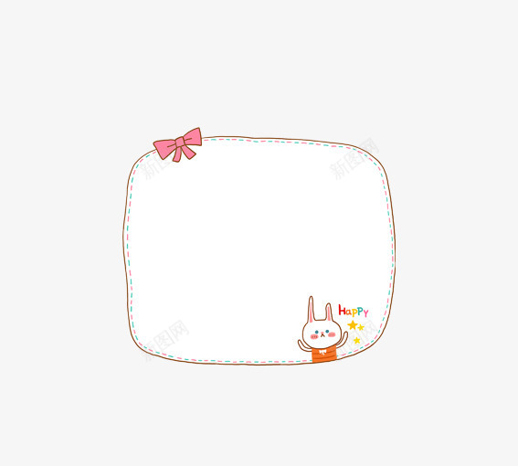 红色兔子说话气泡png免抠素材_88icon https://88icon.com 动物 卡通兔子 卡通动物 卡通说话气泡 生肖 白色 红色