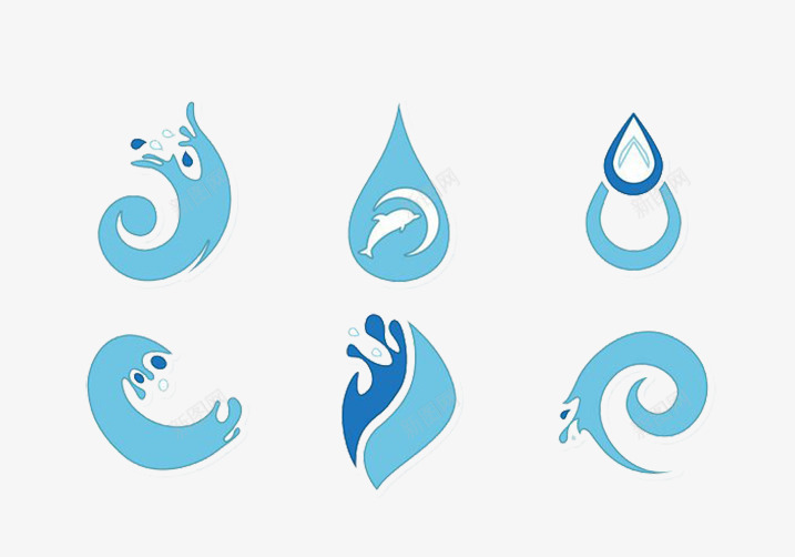 波浪浪花水滴溅起png免抠素材_88icon https://88icon.com 水 水滴 节约 资源