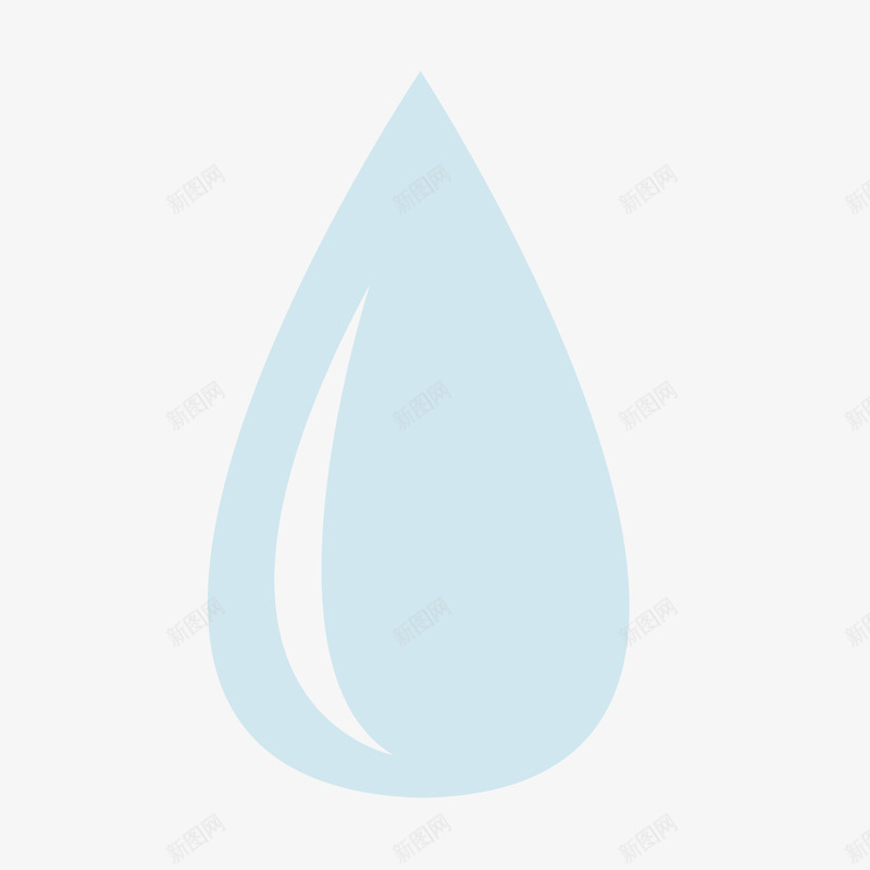 扁平化水滴png免抠素材_88icon https://88icon.com 扁平化 水滴