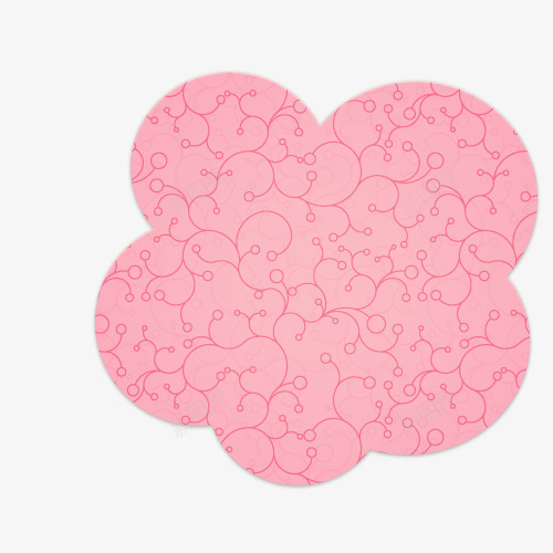 粉色文字框png免抠素材_88icon https://88icon.com 文字框 粉红 花纹
