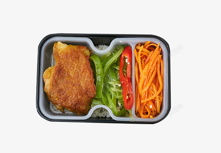 分格塑料盒子png免抠素材_88icon https://88icon.com 分层设计 打包盒 隔层盒子 食堂打包盒