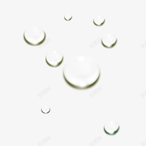 小水珠png免抠素材_88icon https://88icon.com 水滴 透亮