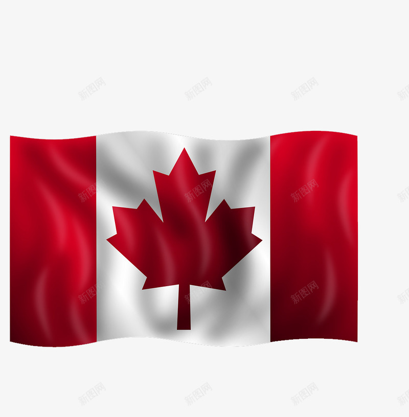 加拿大国旗png免抠素材_88icon https://88icon.com 加拿大国旗 卡通 叶子 手绘 枫叶 红色