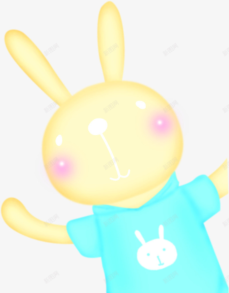 创意合成水彩卡通小兔子造型png免抠素材_88icon https://88icon.com 兔子 创意 卡通 合成 水彩 设计 造型