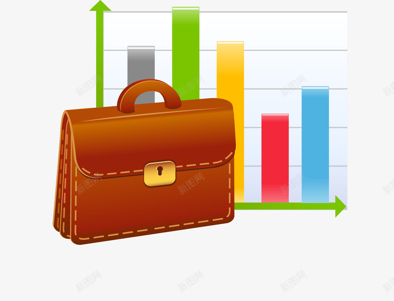 商业数据条形图png免抠素材_88icon https://88icon.com 彩色 手提包 报表 数据 条形图 矢量手提包