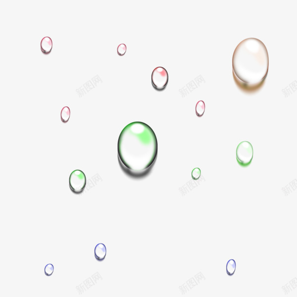 透明水珠png免抠素材_88icon https://88icon.com 下雨了 小清新 干净 水滴 简约