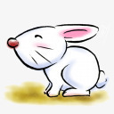 十二生肖卡通图案png免抠素材_88icon https://88icon.com 兔子 十二生肖 卡通图案 白兔