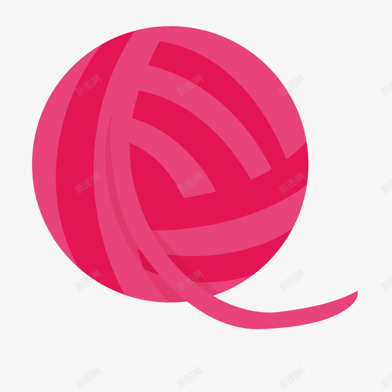 红色毛线球png免抠素材_88icon https://88icon.com 圆形 毛线 球 粉红色