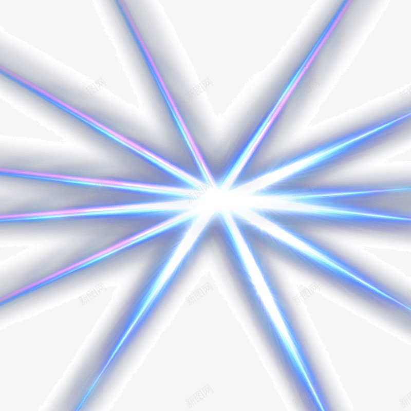蓝色四周发光光效psd免抠素材_88icon https://88icon.com 特效 线性光效 蓝色光效 蓝色灯光
