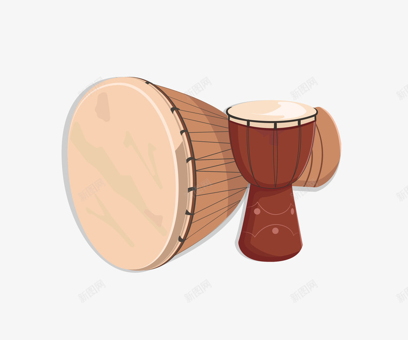 黄色的卡通牛皮鼓png免抠素材_88icon https://88icon.com 乐器 卡通手绘 演奏 牛皮鼓 音乐 黄色 鼓