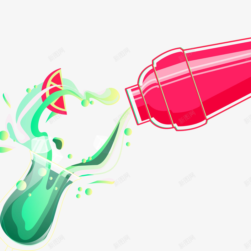 创意动感夏季调制鸡尾酒矢量图ai免抠素材_88icon https://88icon.com 创意插画 动感 手绘 海报设计 调酒 鸡尾酒 矢量图