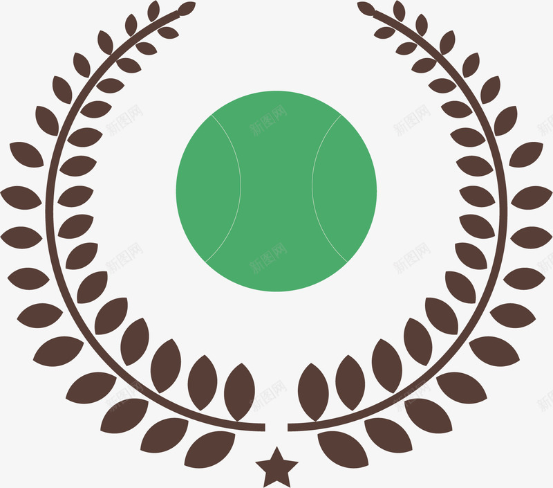创意组合徽章矢量图ai免抠素材_88icon https://88icon.com 五角星 创意 卡通 小麦 徽章 手绘 组合 绿色 矢量图