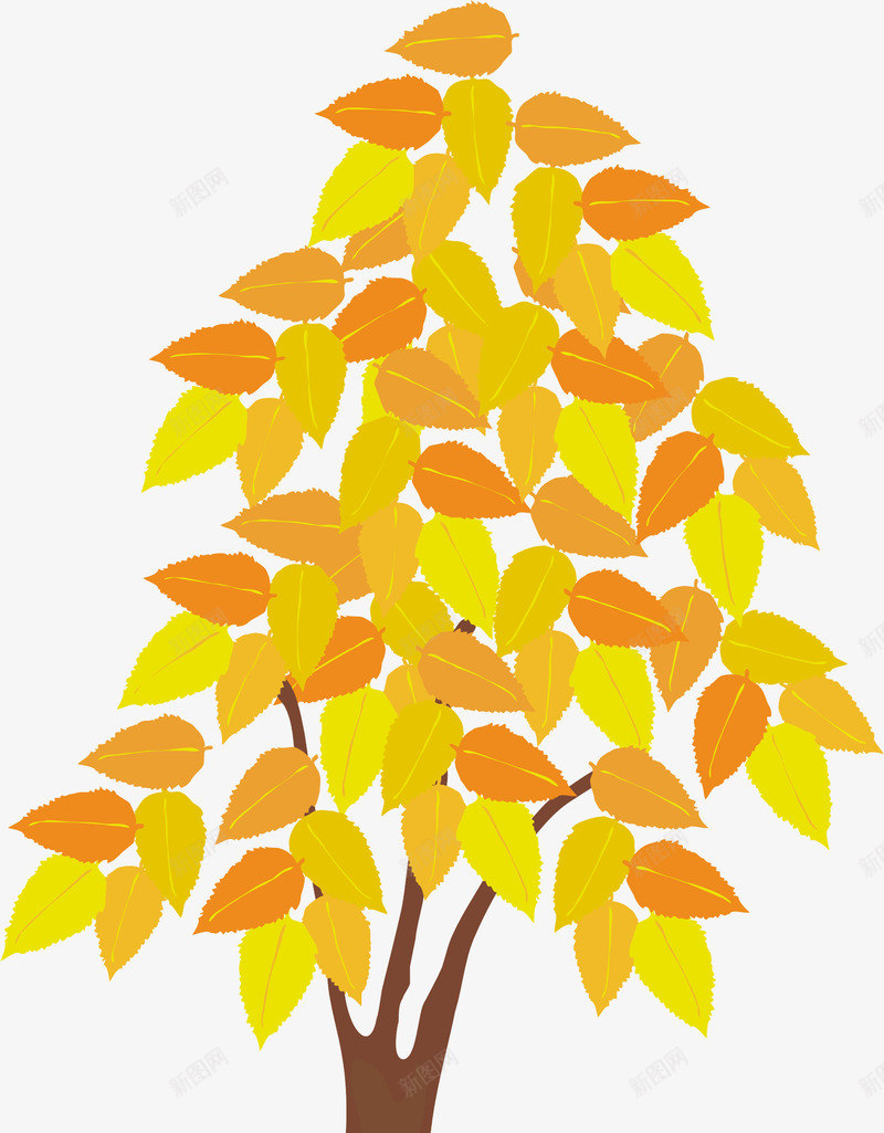 凋落的叶子png免抠素材_88icon https://88icon.com 叶子 树叶 植物 田园风 秋天 秋季