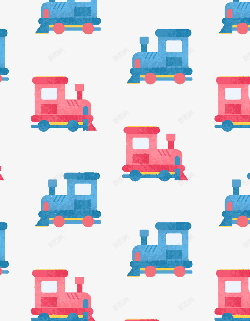 扁平水彩火车头背景png免抠素材_88icon https://88icon.com 儿童玩具 小孩 游戏 火车头 火车头背景 玩具火车 玩耍 童趣