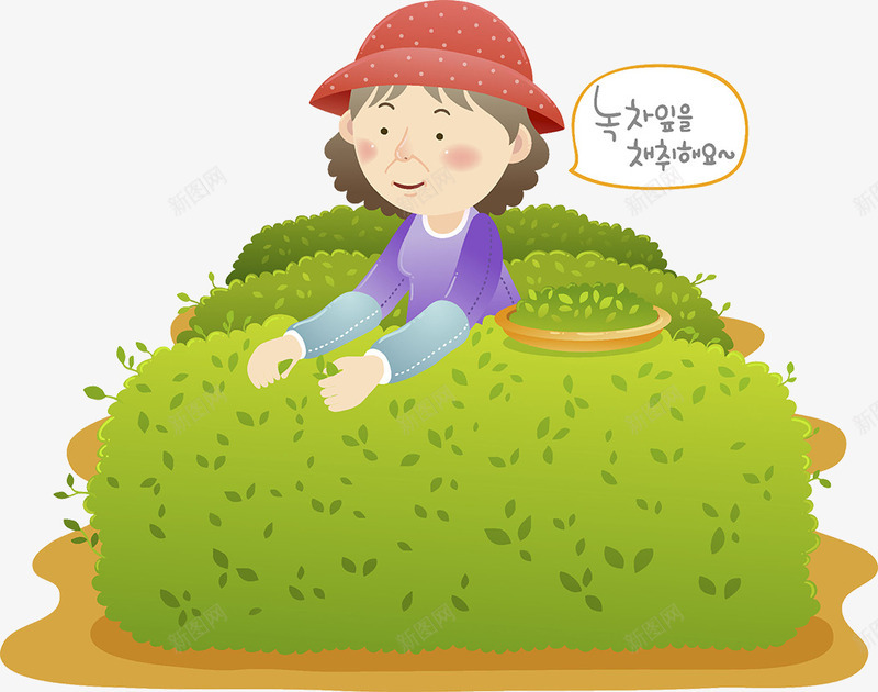 卡通插图农村妇女采摘茶叶png免抠素材_88icon https://88icon.com 农村 农村妇女 卡通插图 妇女 茶叶 采摘