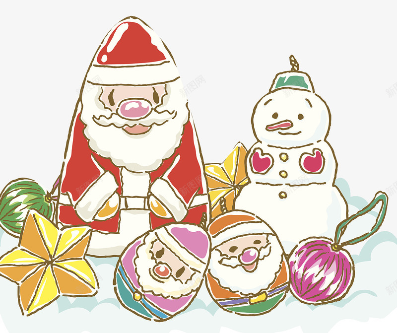 圣诞老人插画卡通png免抠素材_88icon https://88icon.com 喜庆 圣诞之夜 圣诞大促 圣诞快乐 圣诞树 圣诞礼物 圣诞老人 圣诞节 广告设计 灯饰 红色 节日气氛 装饰丝带 雪人