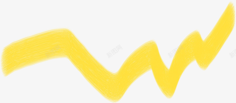 黄色卡通手绘弧线png免抠素材_88icon https://88icon.com 弧线 弯曲 手绘 曲线 科技 科技弧线 线条 黄色