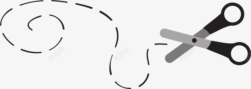 手绘弯曲分割线矢量图ai免抠素材_88icon https://88icon.com 分割线 剪刀 弯曲线 手绘 矢量图 花纹箭头 虚线 黑色