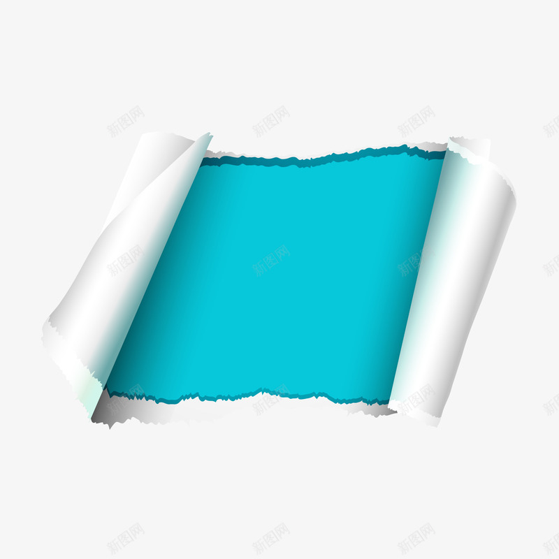 彩色手撕纸矢量图ai免抠素材_88icon https://88icon.com banner 夏季 度假 彩色 手撕纸 撕纸 矢量图