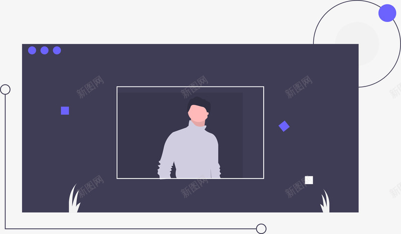夏季画中的男人矢量图ai免抠素材_88icon https://88icon.com 夏季 插画 男人 画面 矢量图