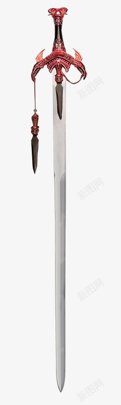 手绘游戏剑png免抠素材_88icon https://88icon.com 剑 剑柄 双刃剑 游戏 炫酷 黄色