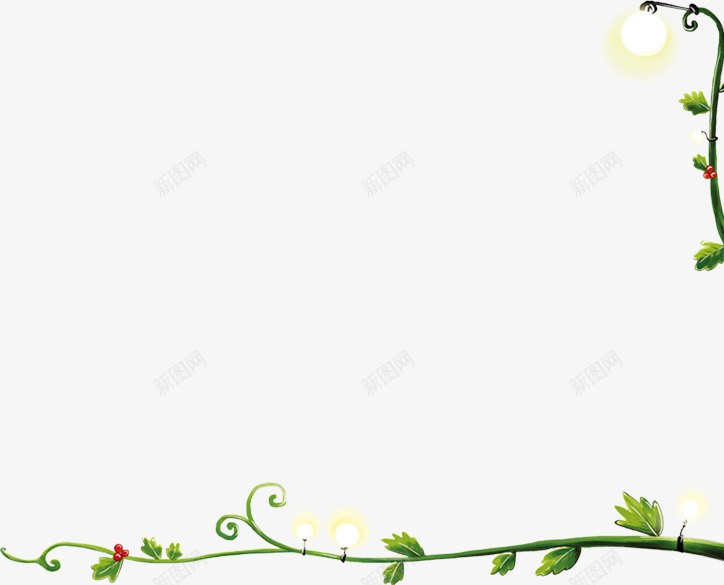 树枝花边png免抠素材_88icon https://88icon.com 春 树枝 节日 花边