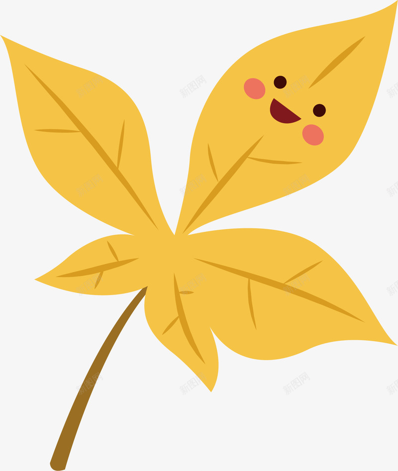 秋季可爱枫叶矢量图ai免抠素材_88icon https://88icon.com 卡通 枫叶 秋日 矢量图