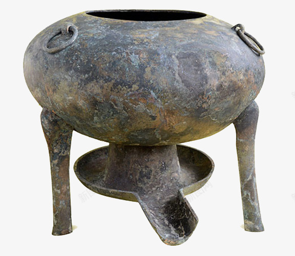 古代青铜火锅png免抠素材_88icon https://88icon.com 产品实物 古代文物 古董 火锅炉 青铜器