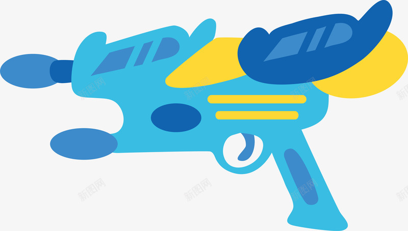 手绘卡通彩色玩具水枪矢量图ai免抠素材_88icon https://88icon.com 卡通 卡通水枪 可爱 彩色 彩色水枪 手绘 水枪 玩具水枪 设计 矢量图