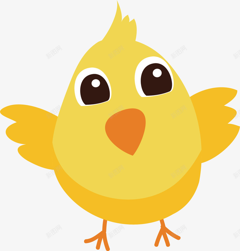 卡通动物png免抠素材_88icon https://88icon.com 人偶玩具 动物 卡通动物 卡通手绘 黄色小鸡
