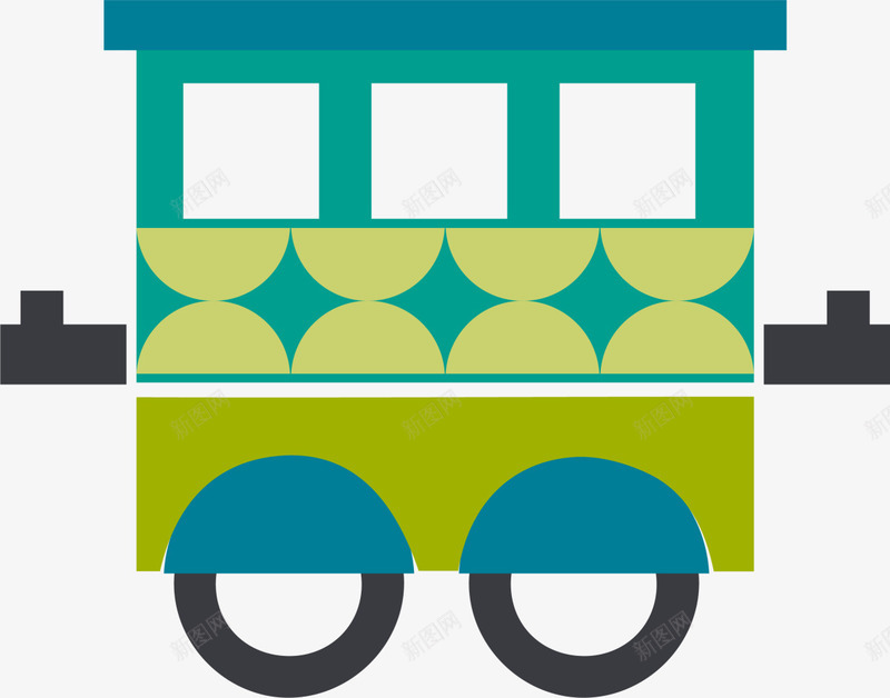 绿色简约火车车厢png免抠素材_88icon https://88icon.com 儿童玩具 游戏 火车车厢 玩具车厢 玩耍 童年 童趣