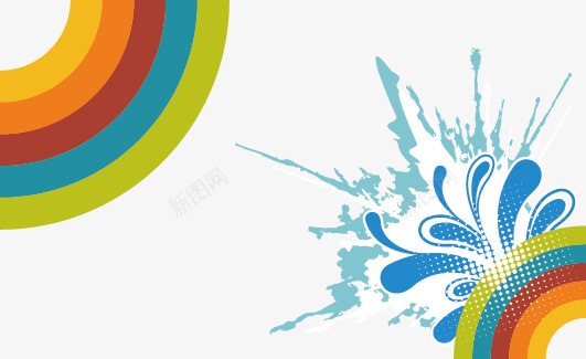 酷炫色彩元素png免抠素材_88icon https://88icon.com 图案 小清新 广告喷绘 纹理 色彩 颜色