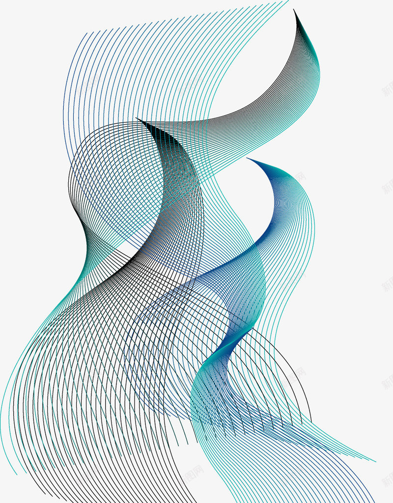 波纹线条矢量图ai免抠素材_88icon https://88icon.com 底纹 曲线 波纹 线条 背景 矢量图