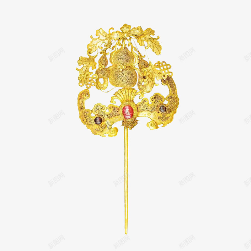 金色葫芦宝石发簪png免抠素材_88icon https://88icon.com 华丽 发簪 古代配饰 水晶 珍珠 红宝石 葫芦 金色 金色发簪 饰品