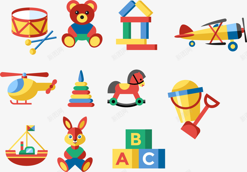手绘卡通积木png免抠素材_88icon https://88icon.com 卡通 小飞机 彩色 手绘 玩偶 积木 鼓