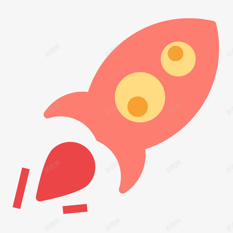 彩色手绘的小火箭png免抠素材_88icon https://88icon.com 动漫动画 卡通手绘 小火箭 彩色 玩具 装饰图 飞行