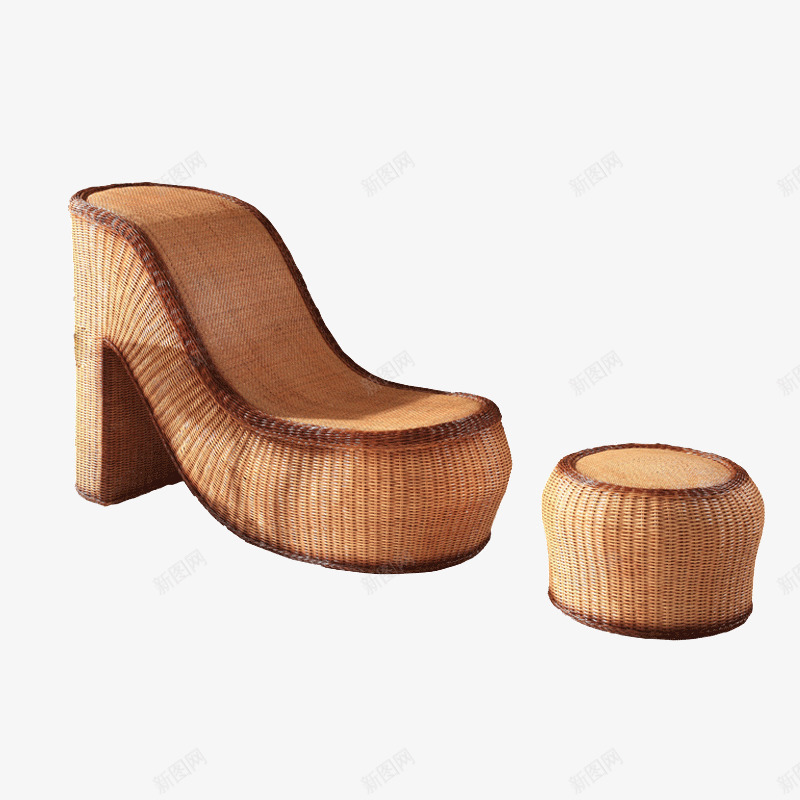 藤椅休闲桌椅阳台桌椅组合png免抠素材_88icon https://88icon.com 个性桌椅组合 时尚桌椅组合 现代桌椅组合 简约桌椅组合 藤椅藤编单人